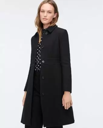 Double-cloth Wool Lady Day Coat