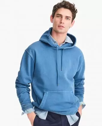 Garment-dyed French Terry Hoodie